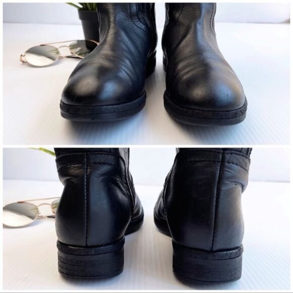 Alberto Fermani Knee High Leather Riding Boot Black color 8.5 - Picture 2 of 10